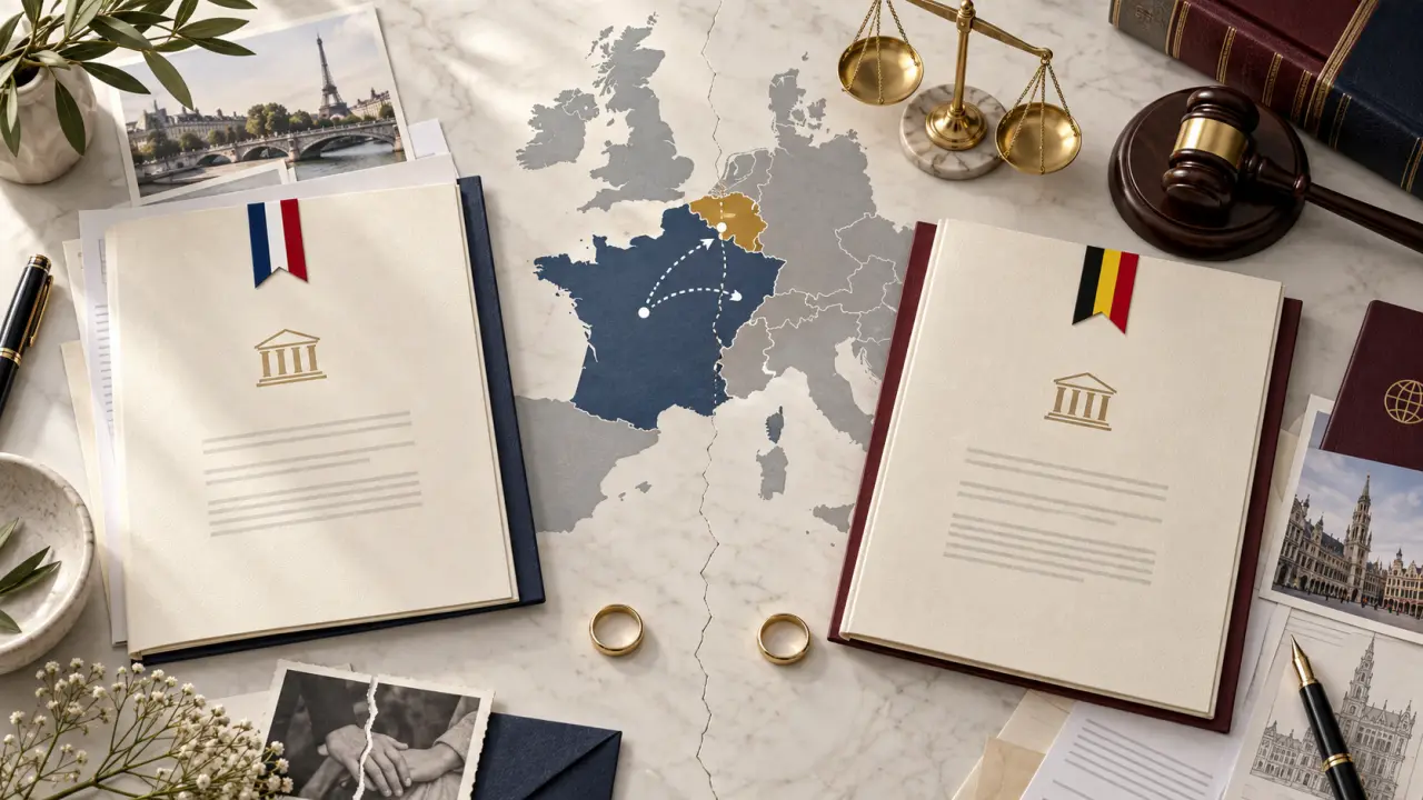 Divorce franco-belge : le tribunal compétent n’est pas toujours celui qui applique votre loi