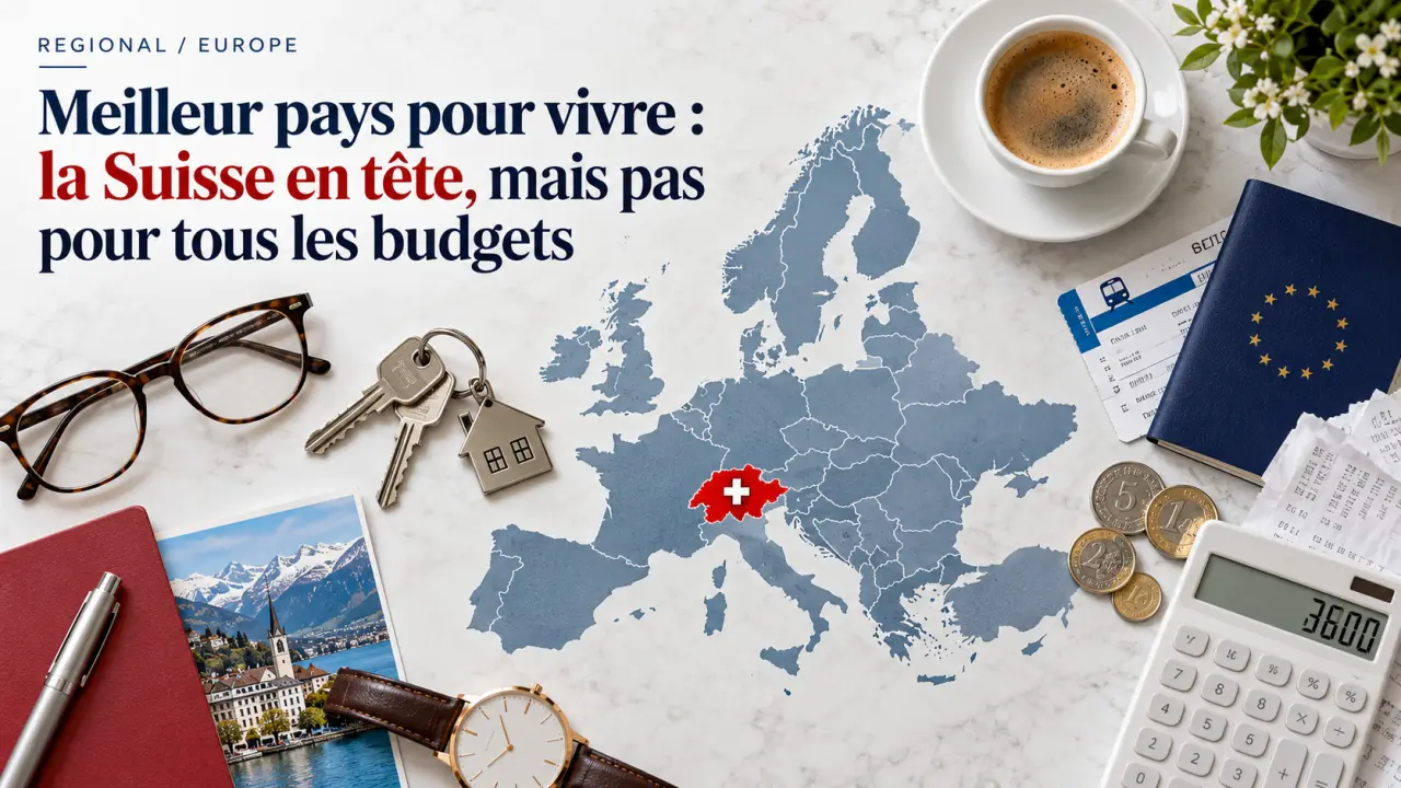 Meilleur pays pour vivre : la Suisse en tête, mais pas pour tous les budgets
