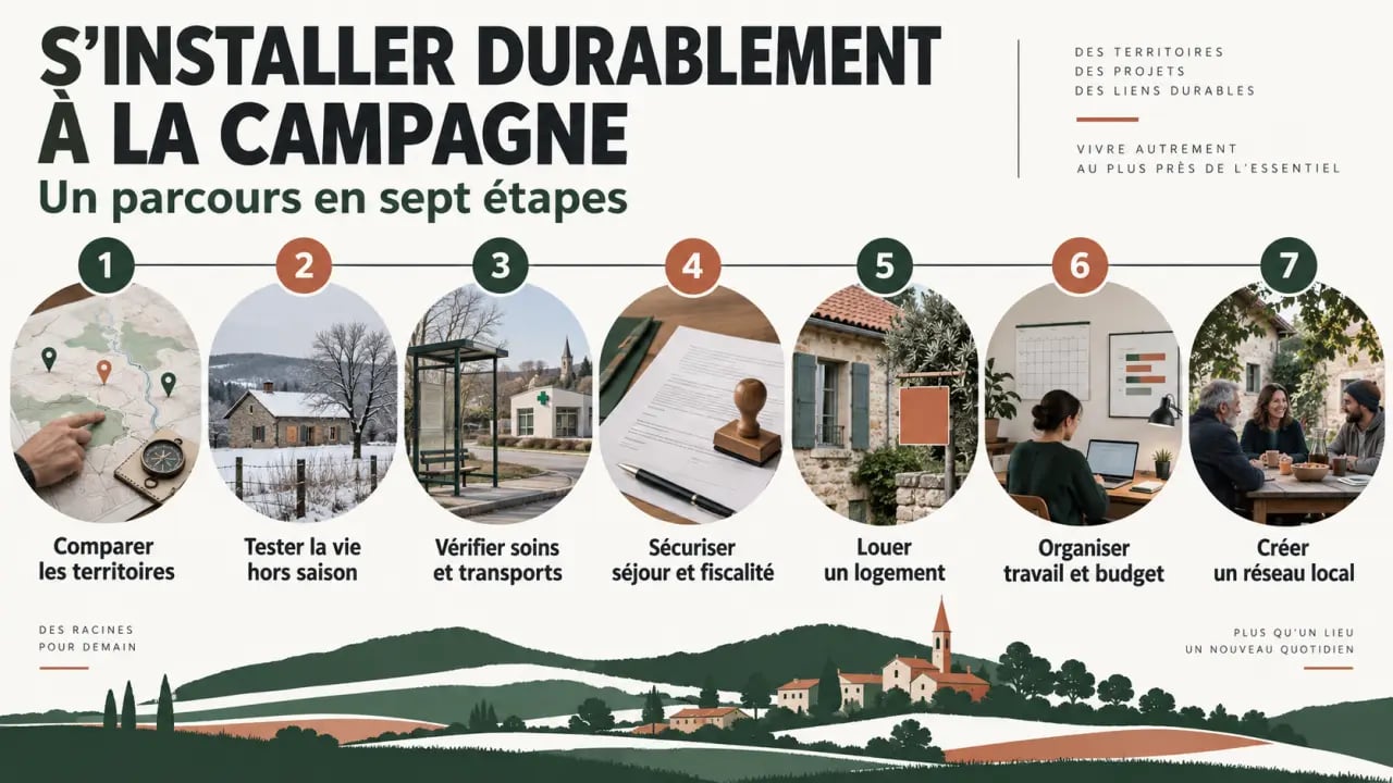 Étapes pour comprendre comment s'installer et vivre dans la campagne européenne