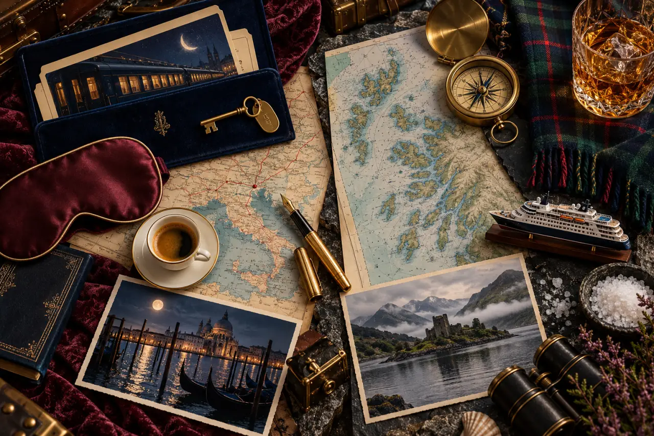 Train de luxe en Europe : nuit mythique vers Venise ou croisière en Écosse ?